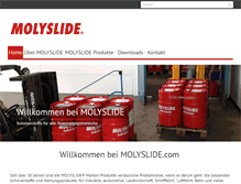 Tablet Screenshot of molyslide.com